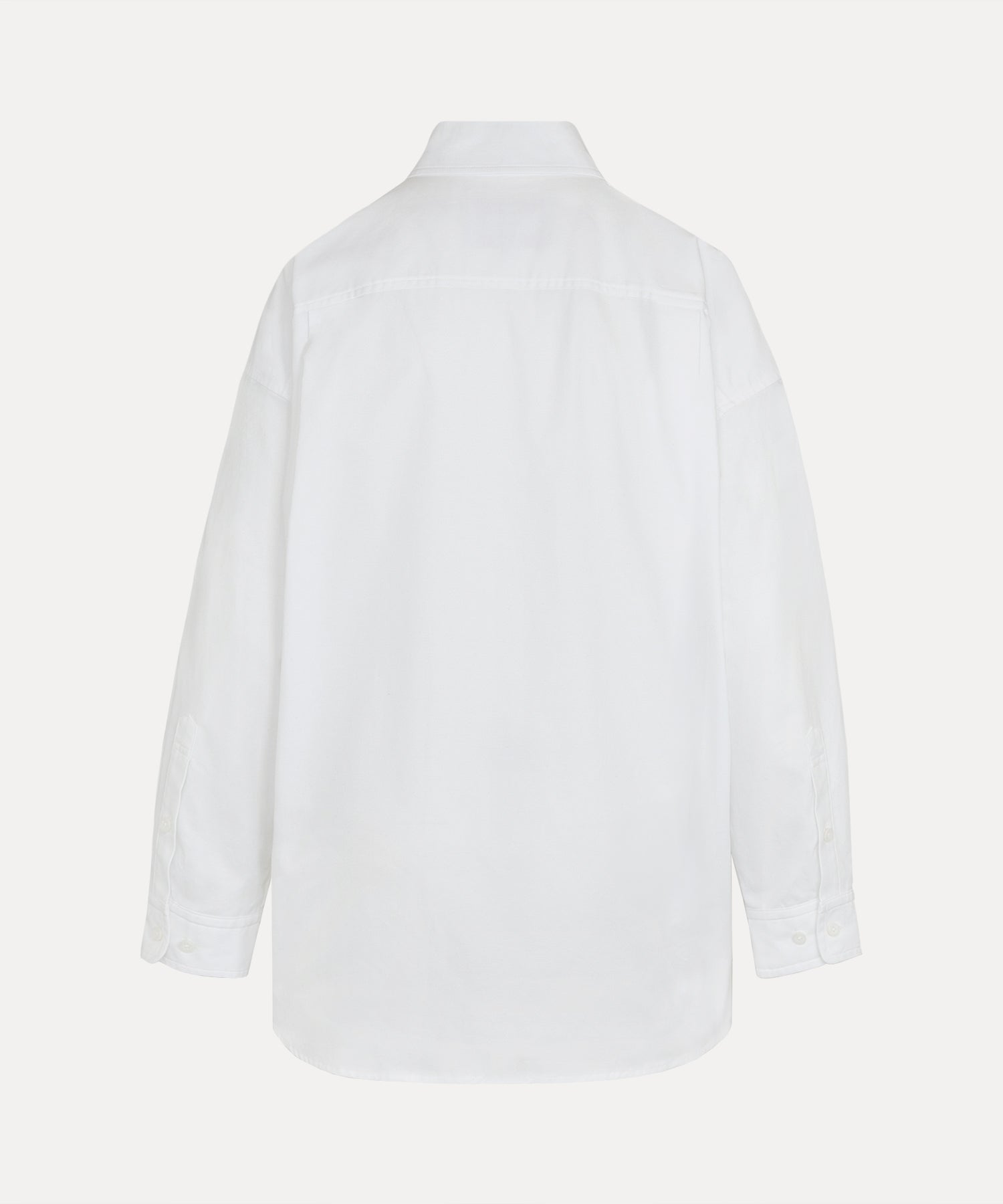 XXL ボタンダウンシャツ(ホワイト)（レディース）（1612861006