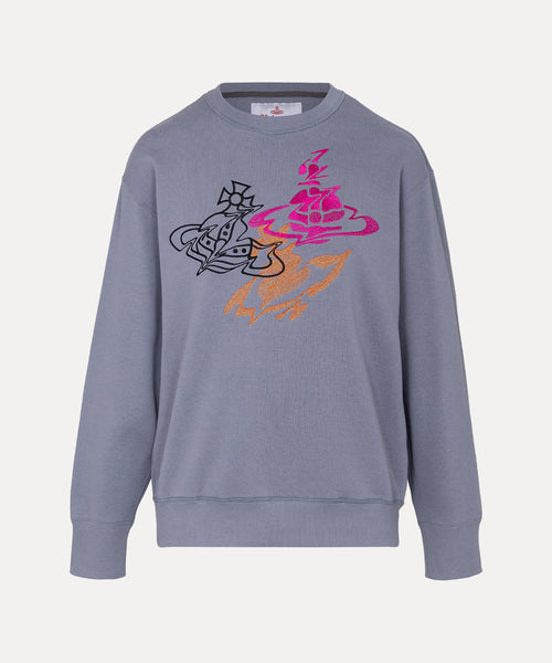 LIQUID ORB スウェットシャツ(グレー)（メンズ）（1622361002