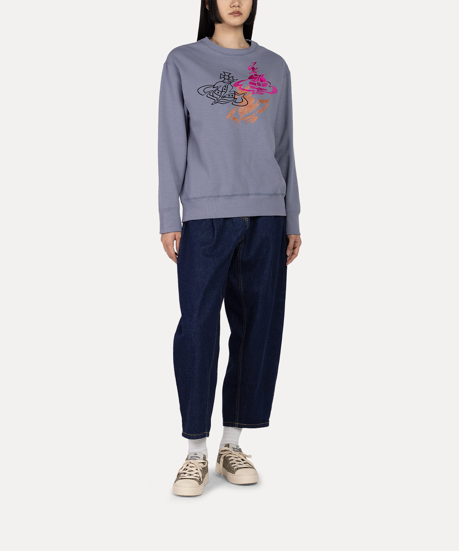 LIQUID ORB スウェットシャツ(グレー)（メンズ）（1622361002