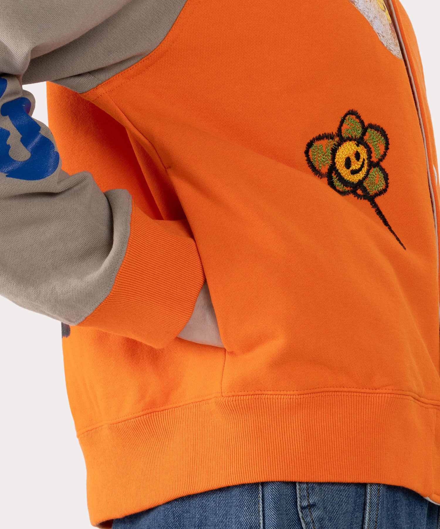 THE BIG ONE フェルパジャケット(オレンジ系)（レディース