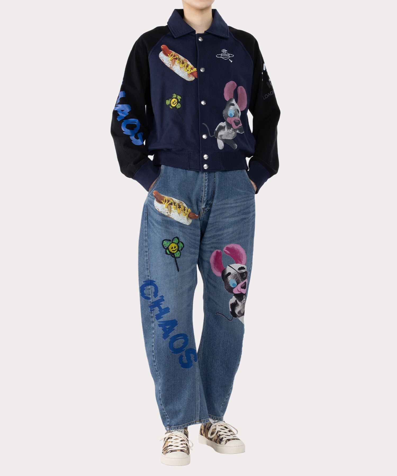 THE BIG ONE フェルパジャケット(ブルー系)（レディース）（1622452002