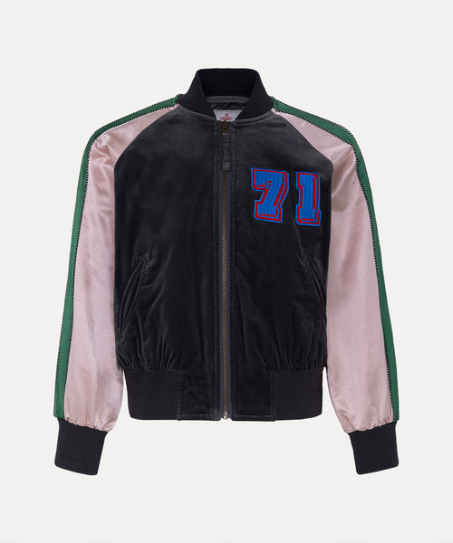 BROKEN DISCO ORB ベルベットボマー(グレー)（メンズ）（1622461001