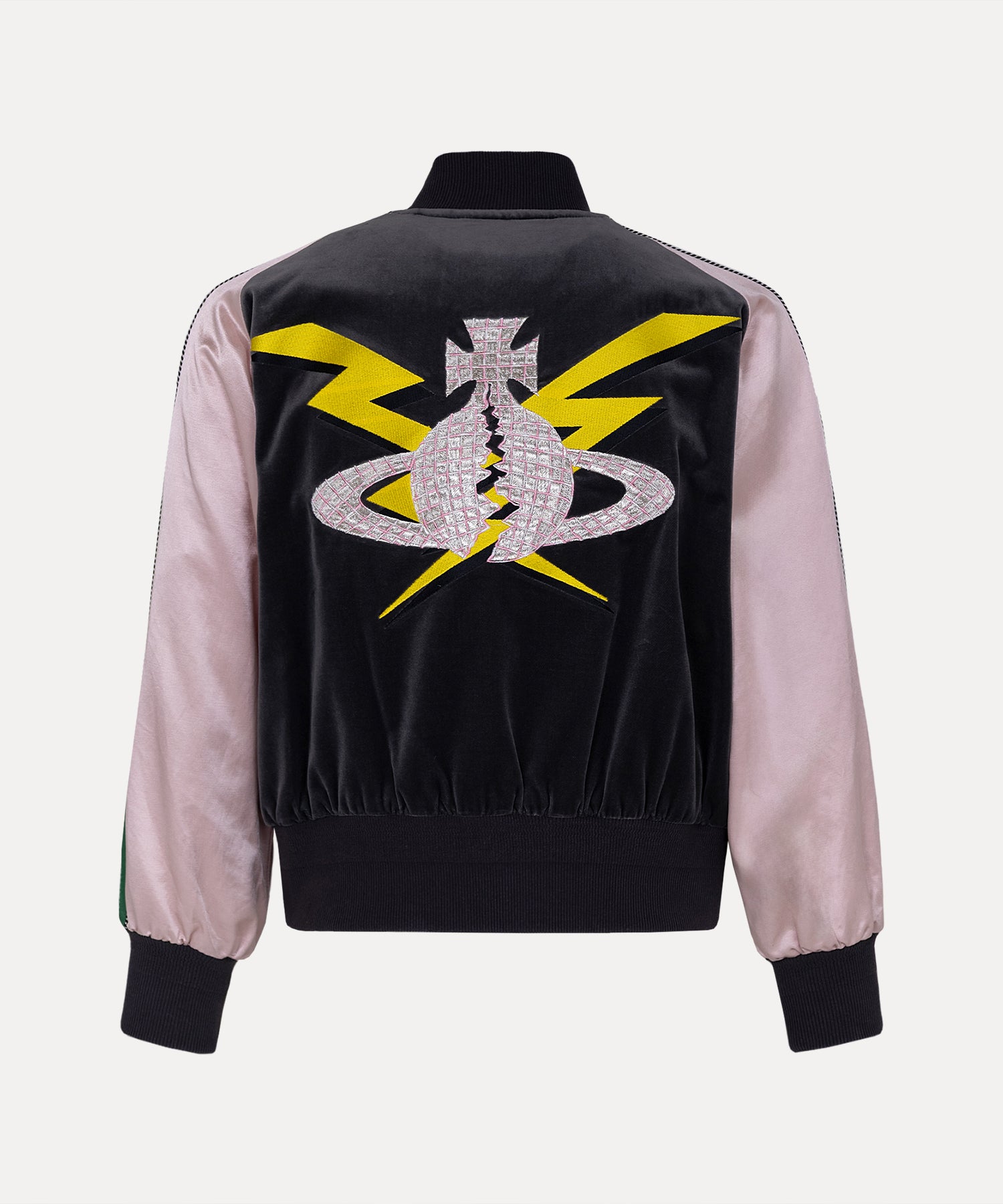 BROKEN DISCO ORB ベルベットボマー(グレー)（メンズ）（1622461001