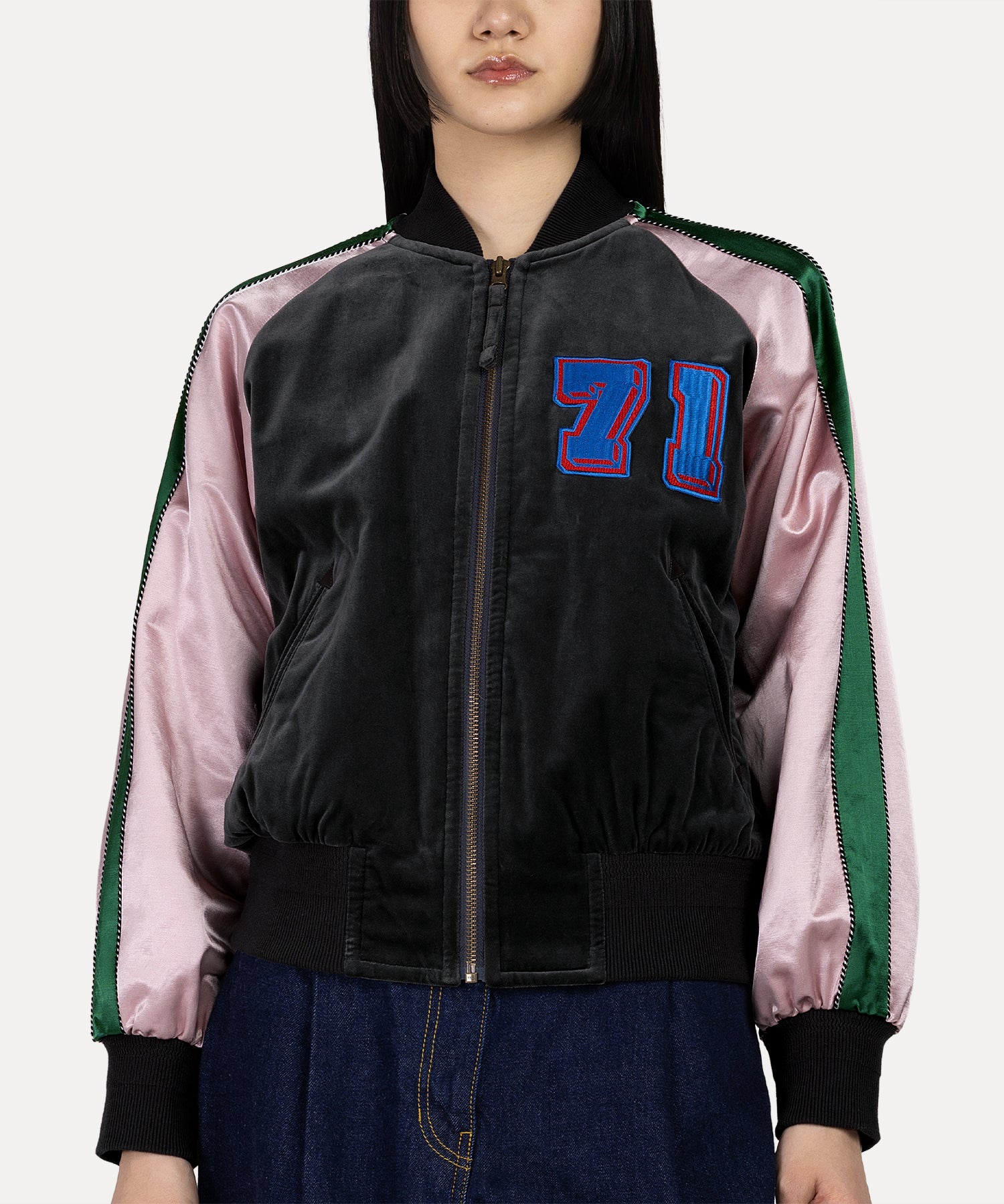 VivienneWestwood ベルベット ジャケット 新品 Vivienne Westwood キルティング ベルベットジャケット | ブラック