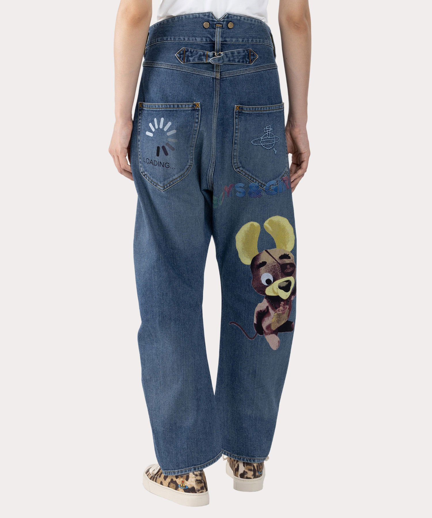 THE BIG ONE PRINT デニム(ブルー)（レディース）（1622752002