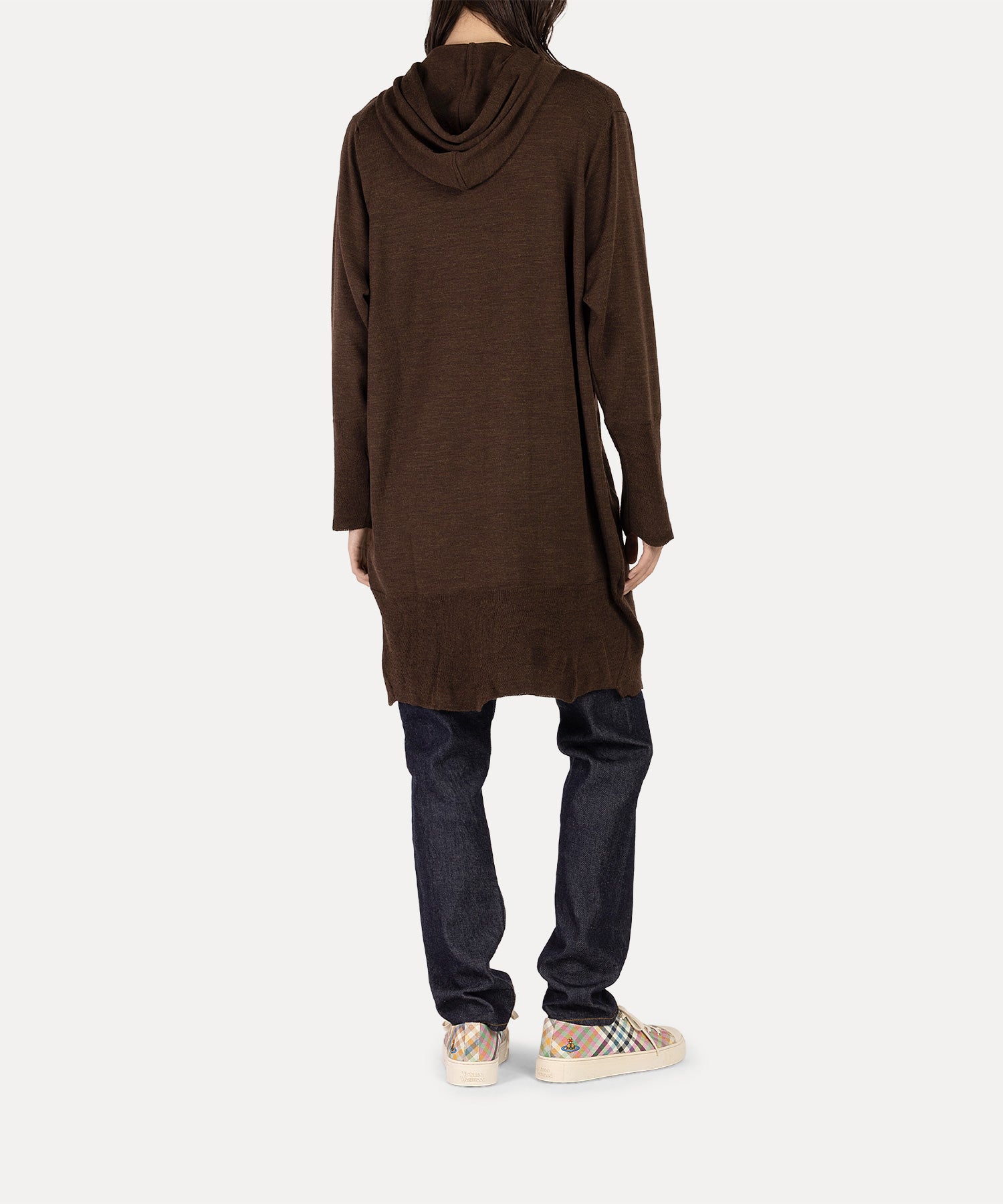 Vivienne westwood 変形カーディガン フード付き ドクロ柄 Vivienne