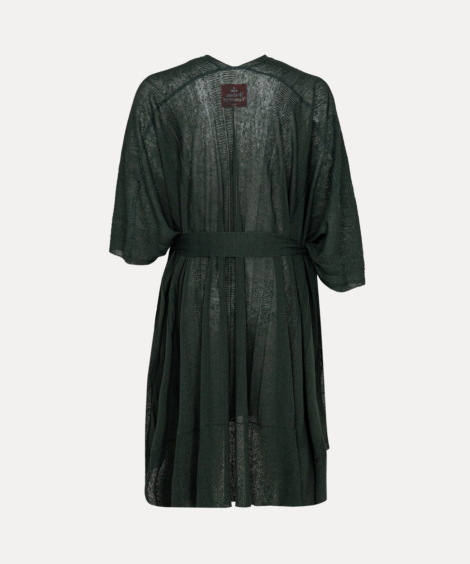 アシンメトリー ニットガウン(グリーン)（メンズ）（1632161004