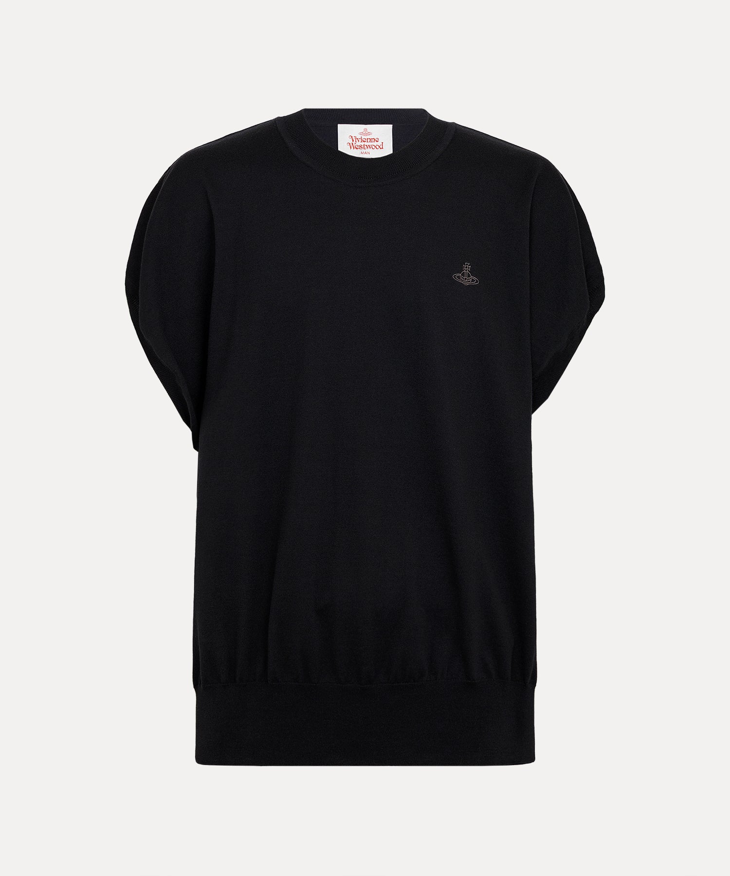 リラックス ニットベスト(ブラック)（メンズ）（1632161007）｜ウェア