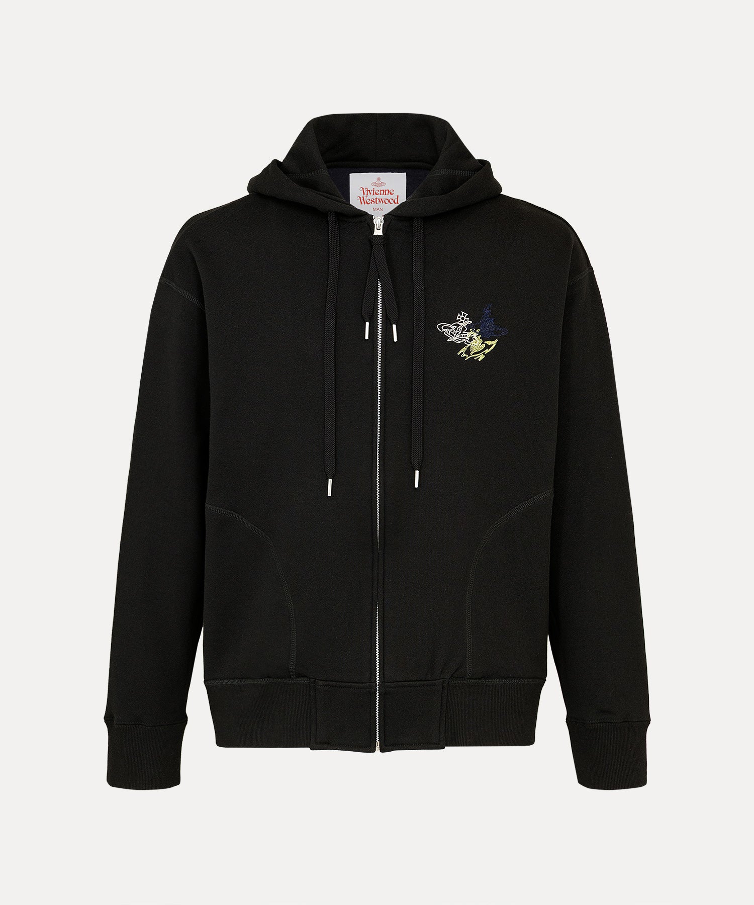 LIQUID ORB ジップパーカー(ブラック)（メンズ）（1632361001