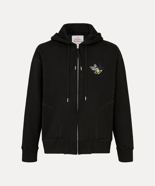 vivianne westwood ドット柄ダブルジップパーカー オーブ刺繍 2 Vivienne Westwood ジップパーカー 総柄 オーブ刺繍ロゴ - メルカリ