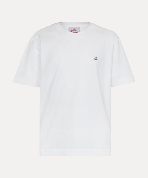 ワンポイントORB リラックスTシャツ(ホワイト)（メンズ）（1632361022