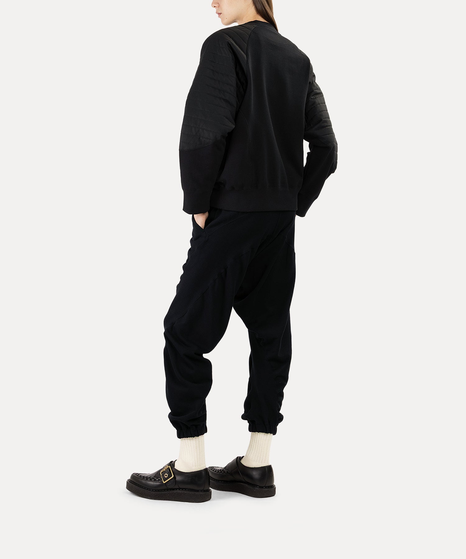 HERRINGBONE トラウザー(ブラック)（メンズ）（1632761021）｜ウェア