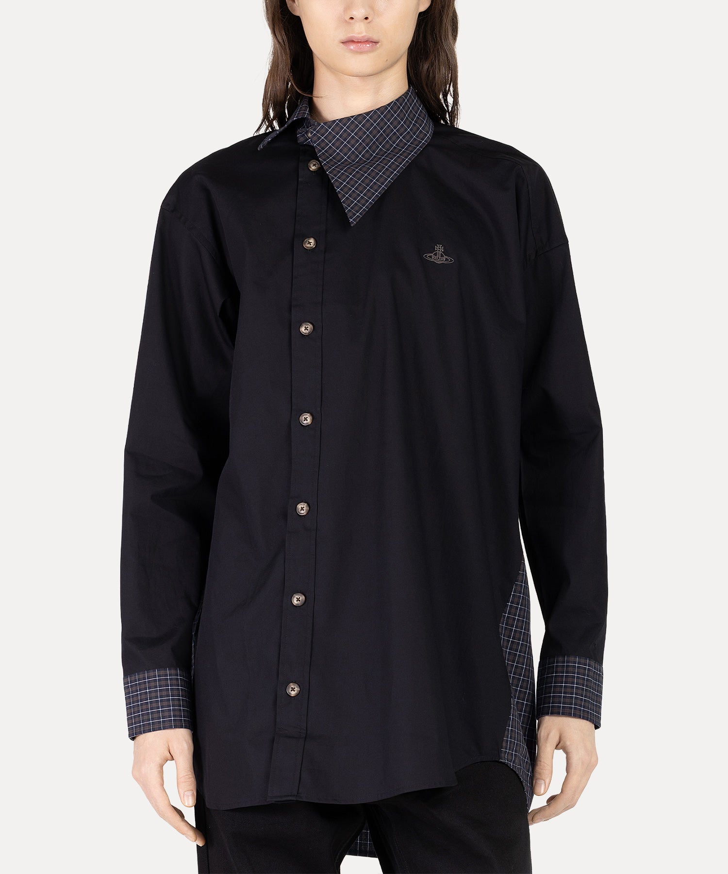 Vivienne Westwood オジークラークシャツ ベーシック オジークラーク クラシックシャツ(ブルー)（メンズ