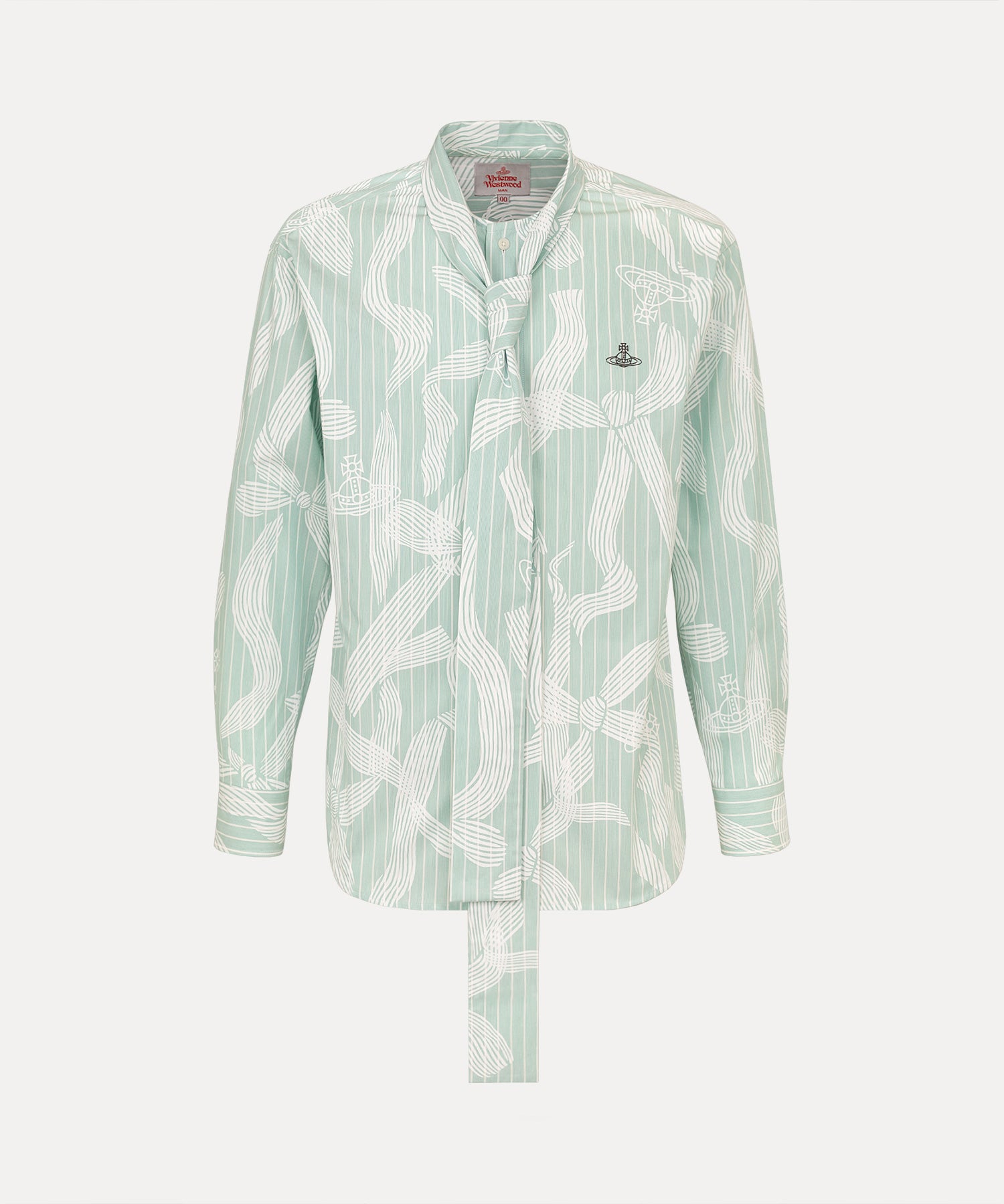 RIBBONS 長袖Tシャツ(グリーン系)（メンズ）（1632861005）｜ウェア