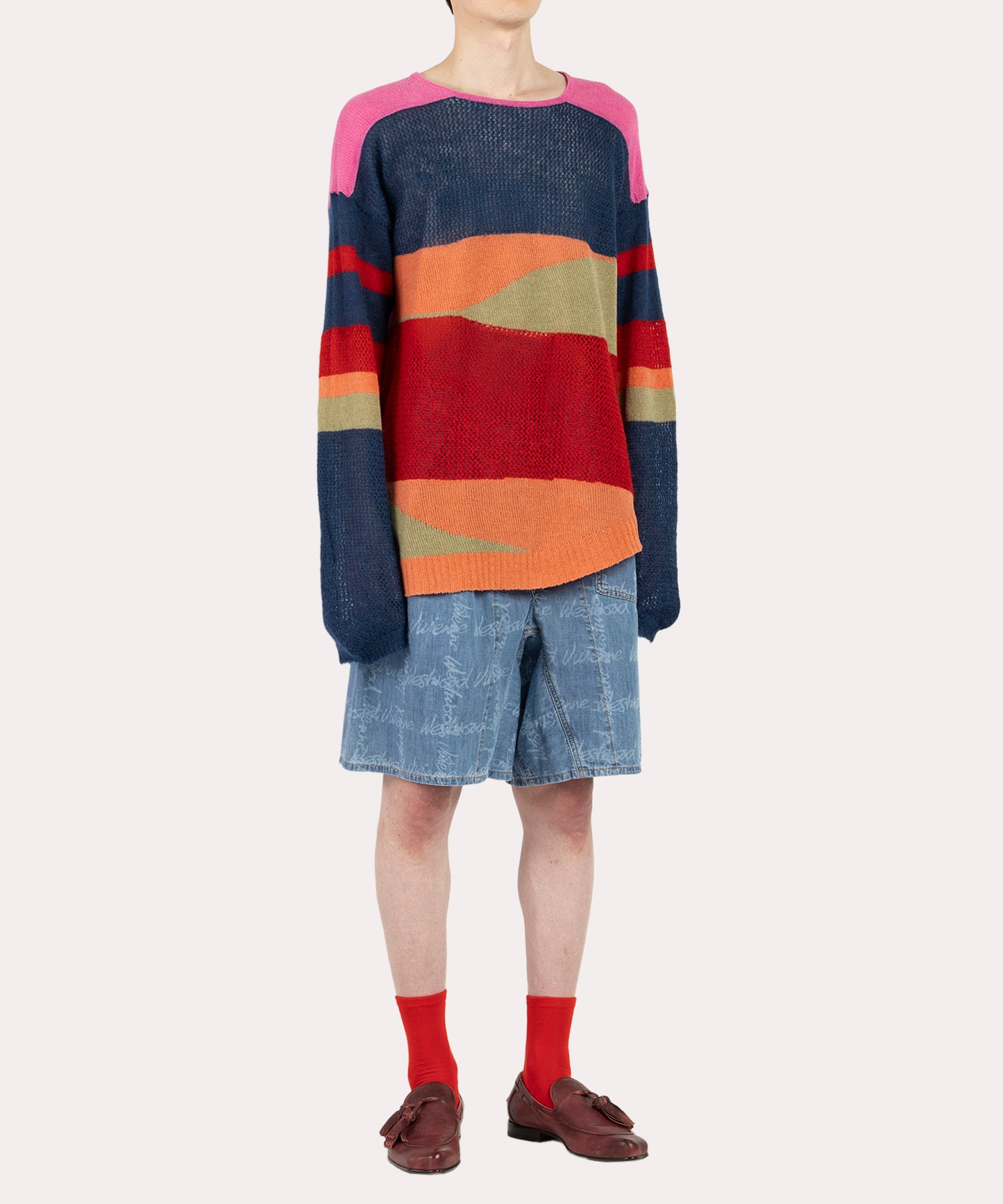 DISTRESSED ニット