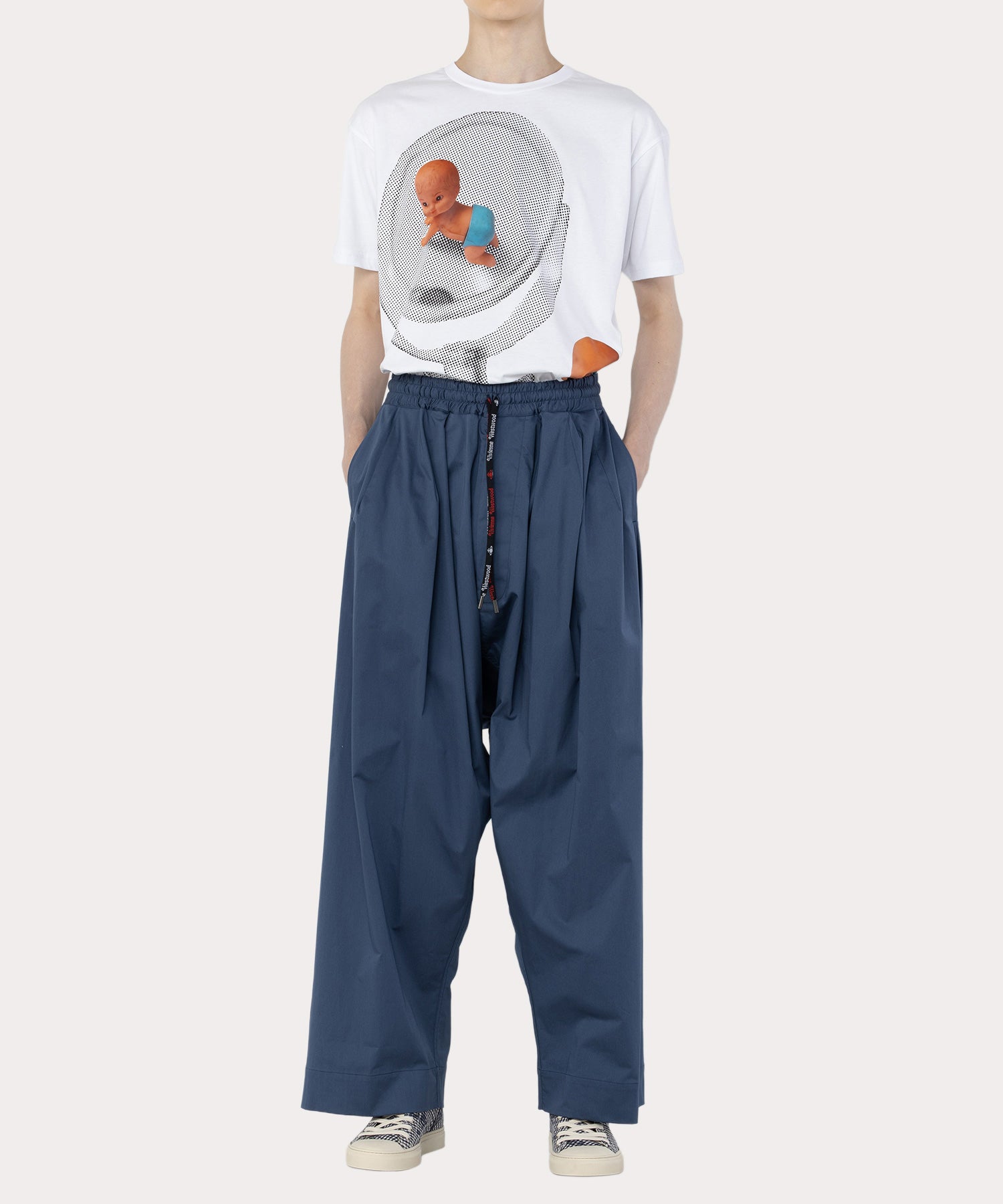 ショッパー付☆ [Vivienne Westwood] BABY CLASSIC Tシャツ BABY CLASSIC Tシャツ(ホワイト)（メンズ）（2210351027