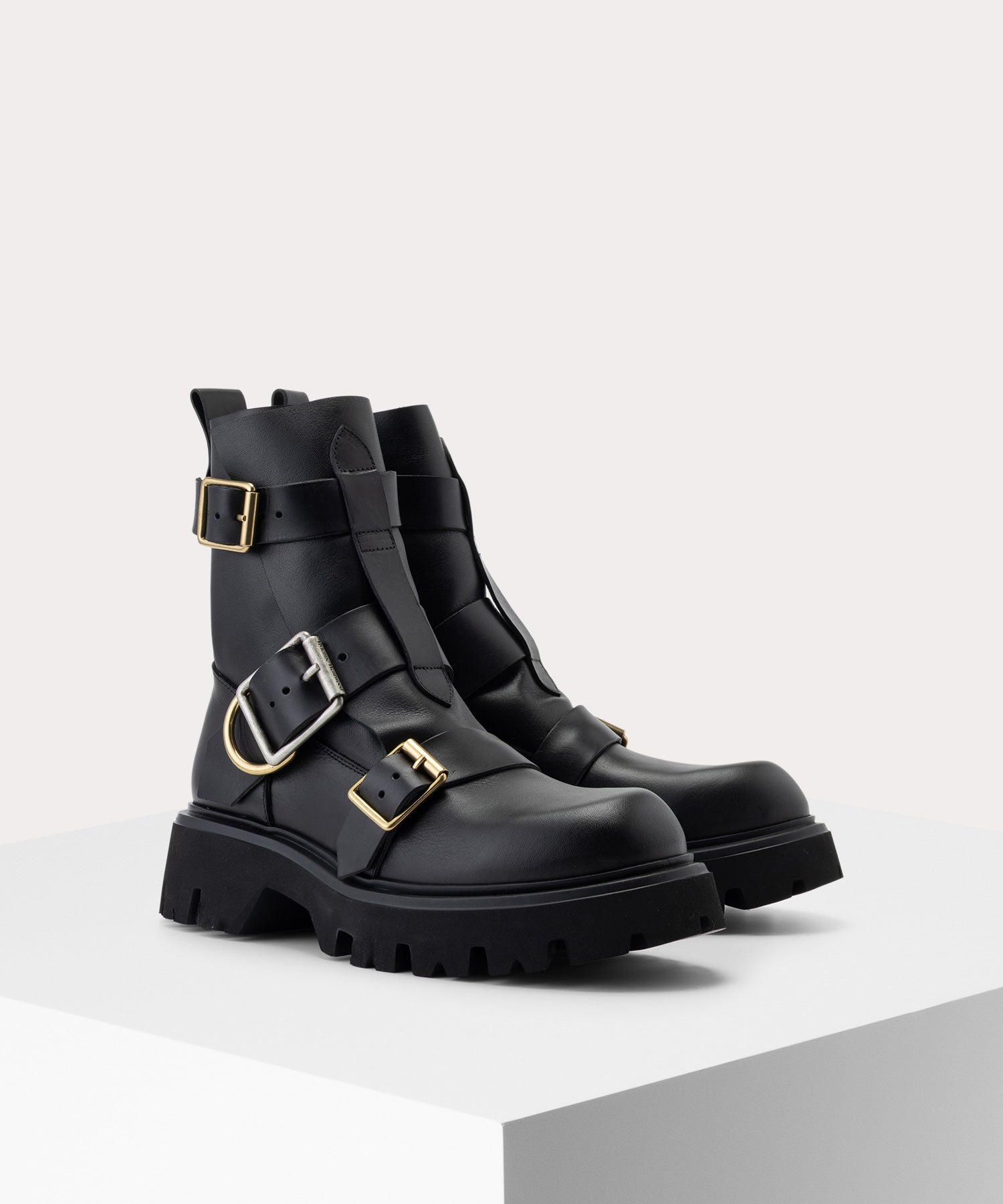 Vivienne westwood バックル付きブラックレザーローファー箱付き Vivienne westwood バックル付きブラックレザーローファー箱付き
