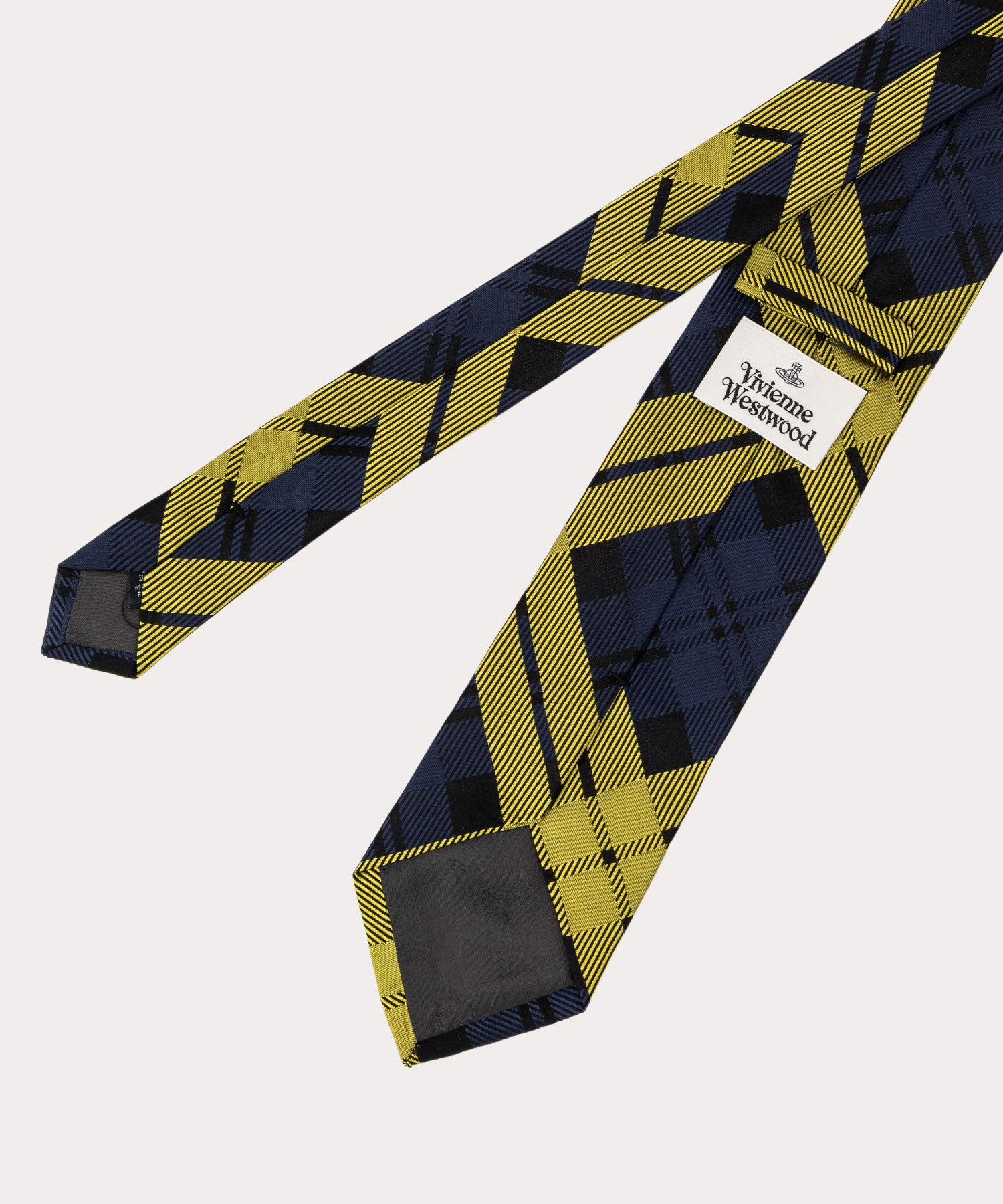 vivienne ヴィヴィアン　ネクタイ　黄色　オーブ　レオパード　豹柄 新品未使用品】ヴィヴィアンウエストウッドマン ネクタイ オーブ