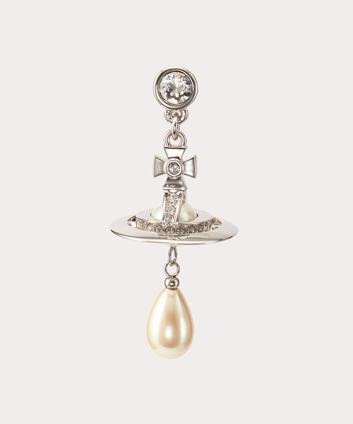 MAN PEARL DROP シングルピアス(シルバー)（メンズ