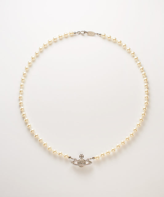 MAN MINI BAS RELIEF PEARL ネックレス