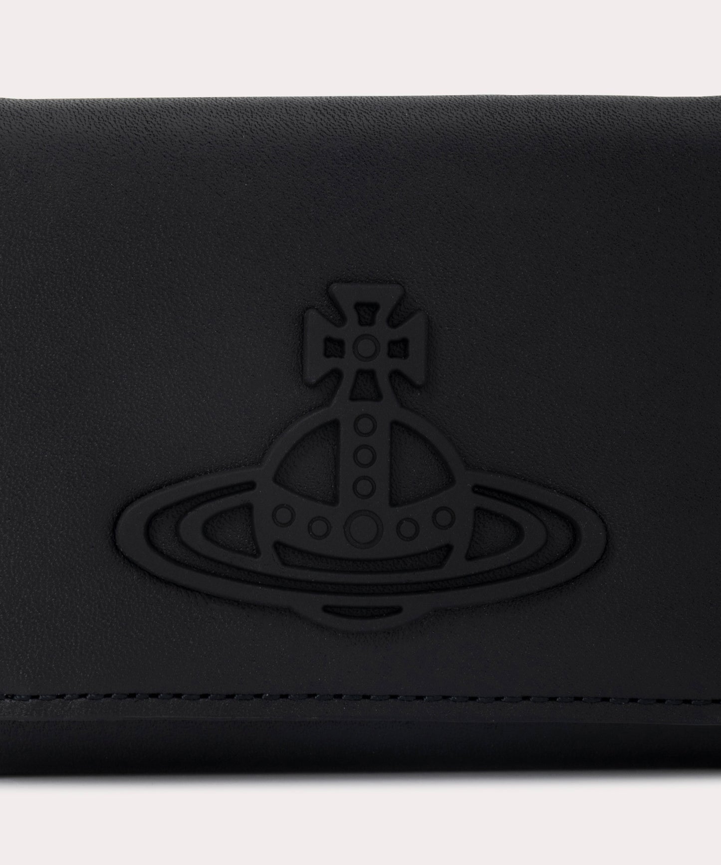 ALUMINIUM LEATHER ファスナー三つ折り財布