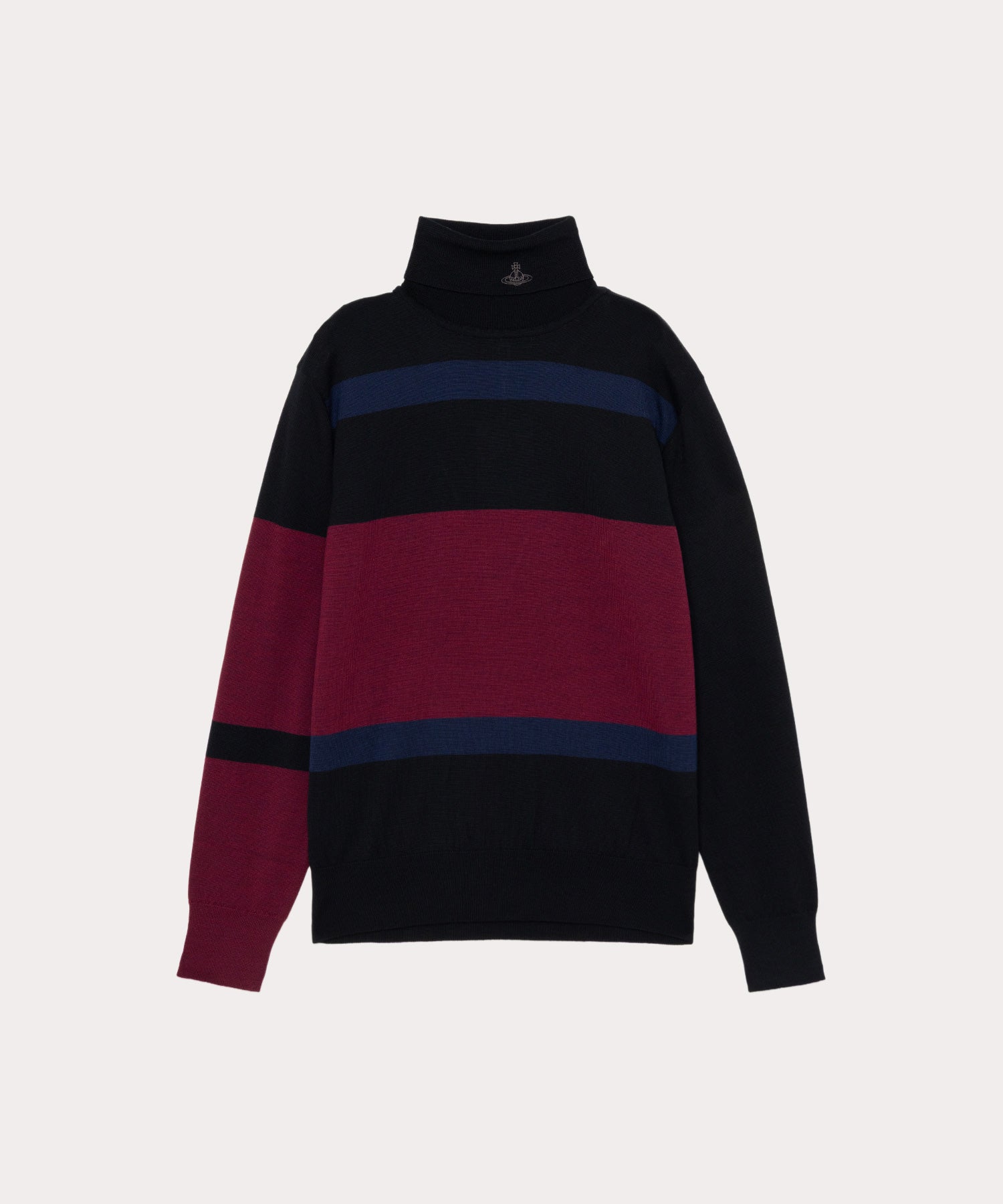 Vivienne Westwood MAN ニット Vivienne Westwood wave Knit 46 black 刺繍