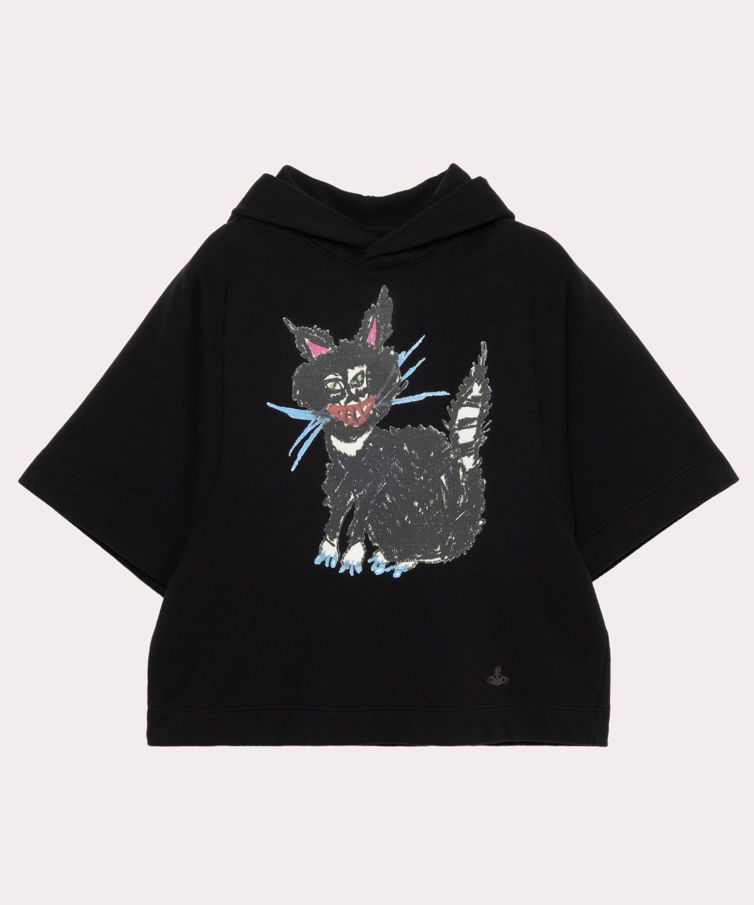 NINE LIVES ハーフスリーブフーディー
