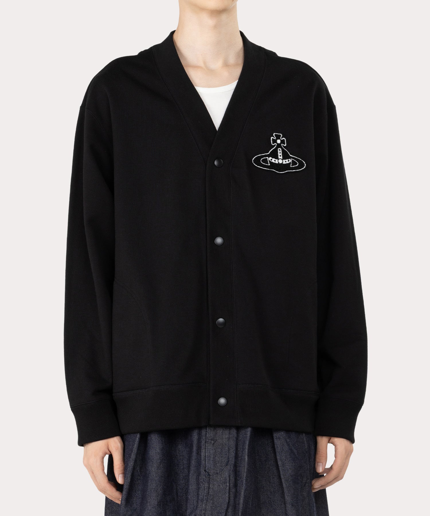 VARSITY ORB Vネックカーディガン