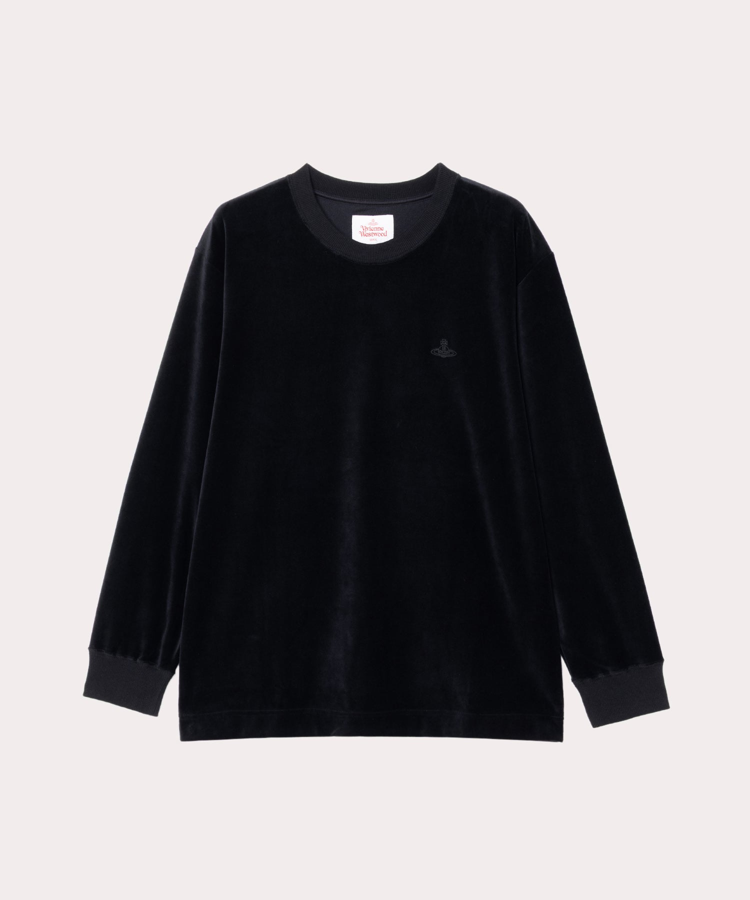 ベロア トライアングル長袖Tシャツ