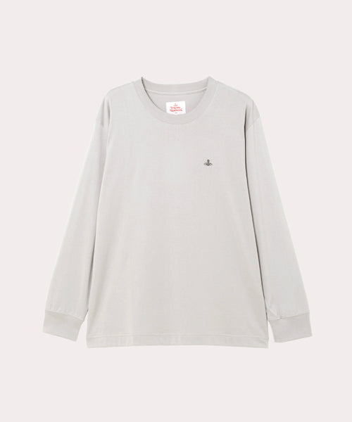 ワンポイントORB NEW長袖Tシャツ(グレー)（メンズ）（2612352035