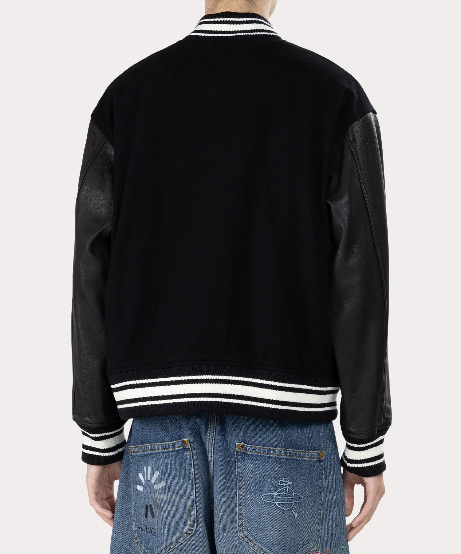 VARSITY ジャケット(ブラック)（メンズ）（2612452003）｜ウェア