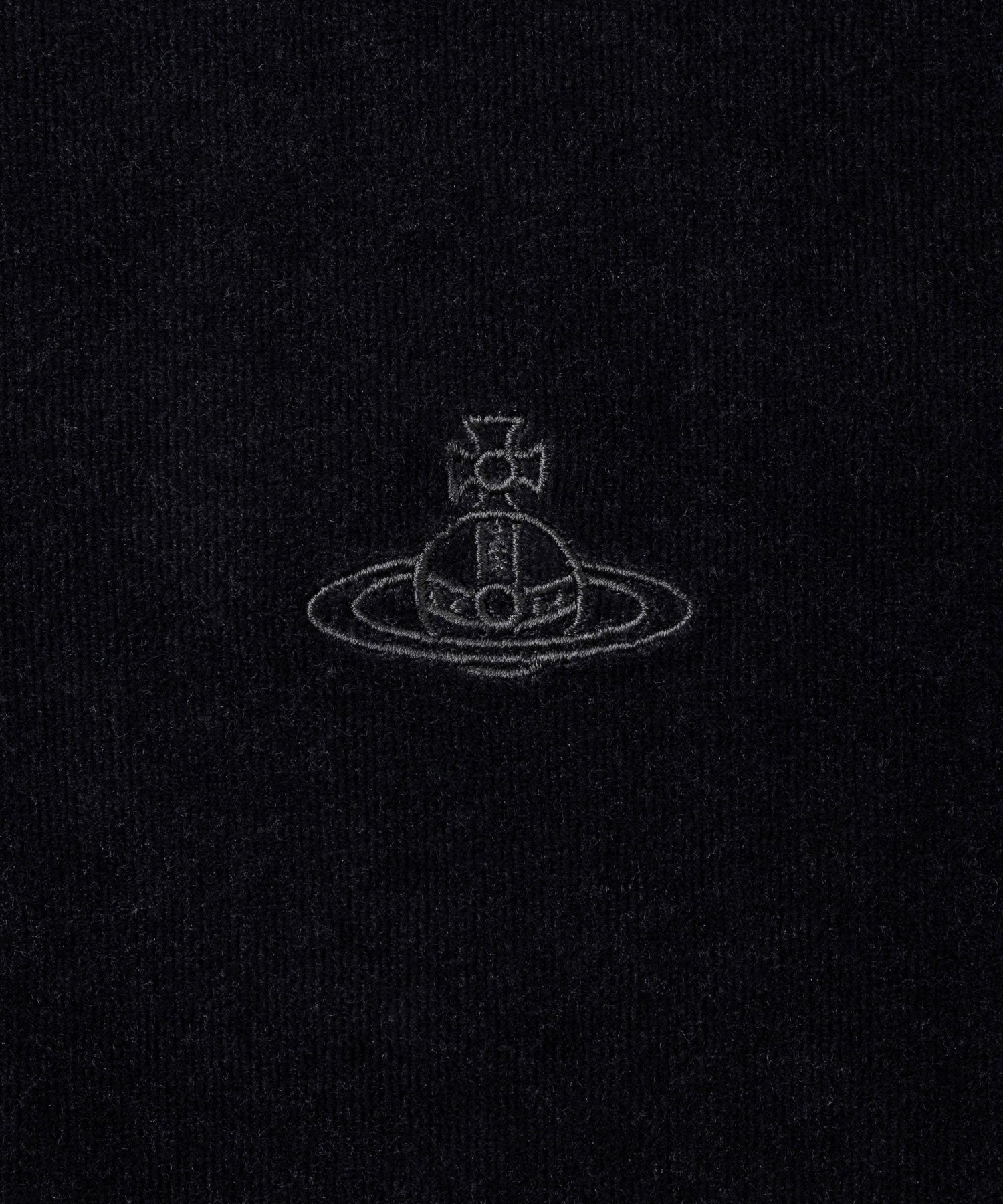 ワンポイントORB ベロアパーカー(ブラック)（メンズ）（2612452012