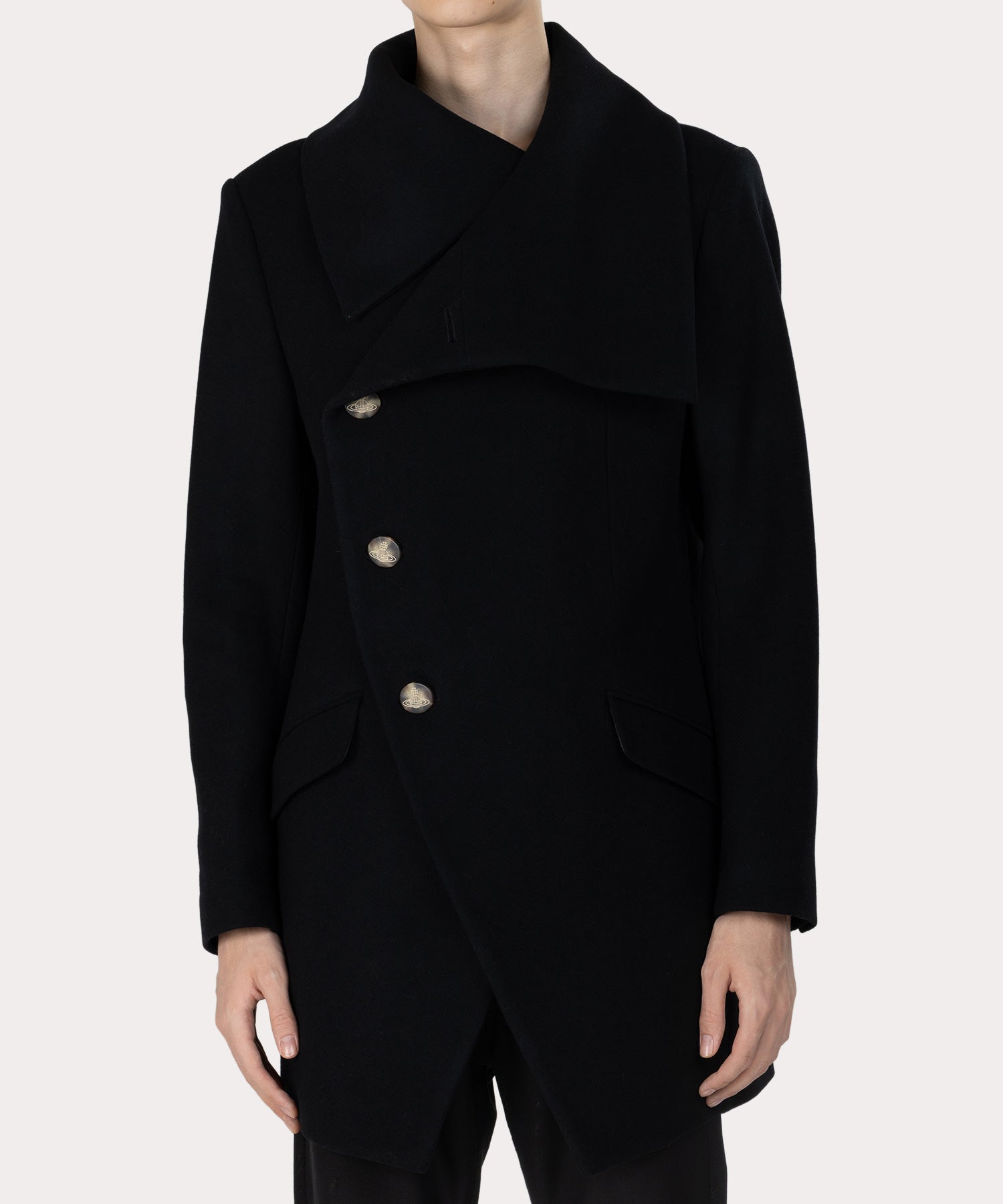 ミントカラー コート(ブラック)（メンズ）（2612652002）｜ウェア