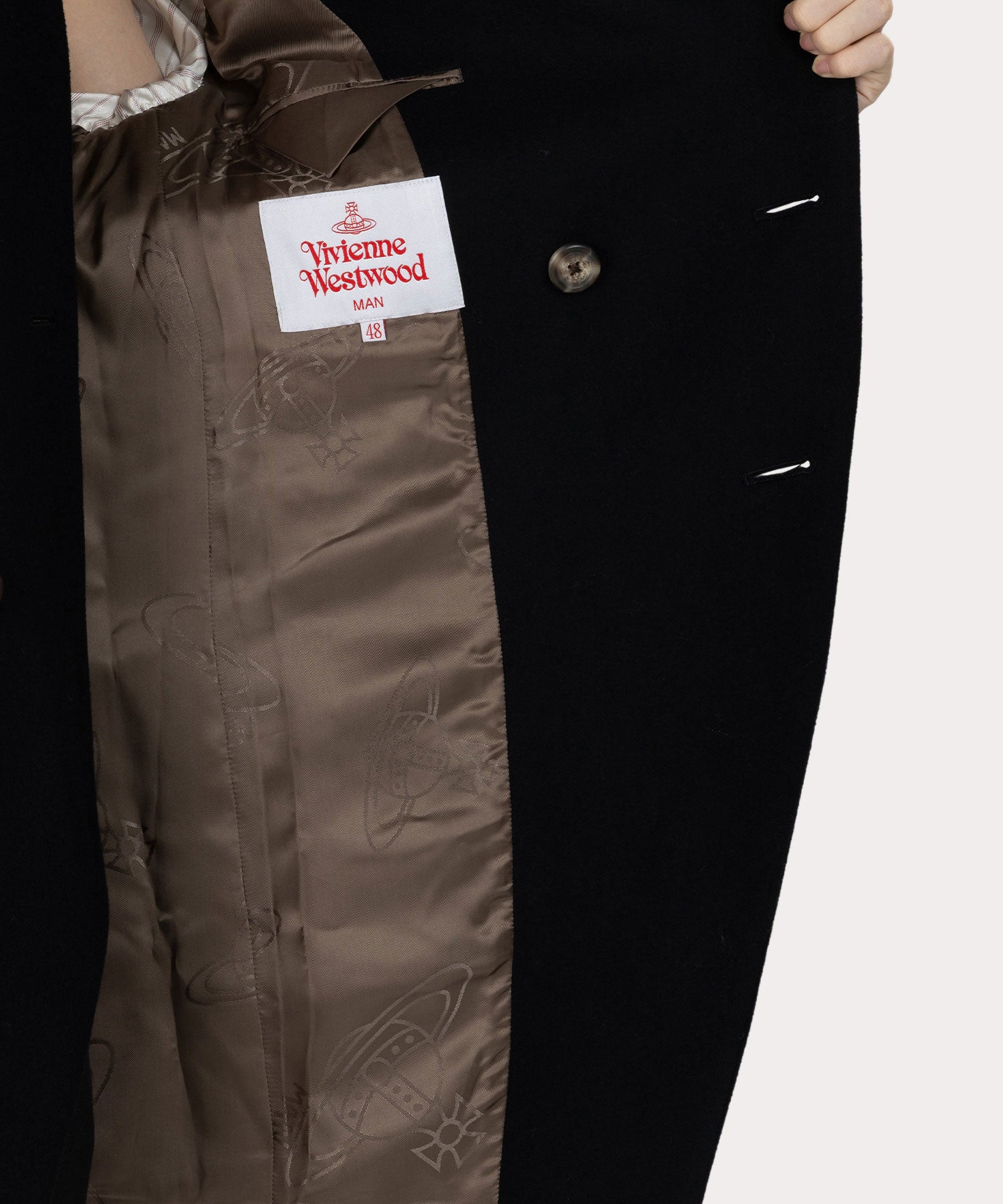 ミントカラー コート(ブラック)（メンズ）（2612652002）｜ウェア