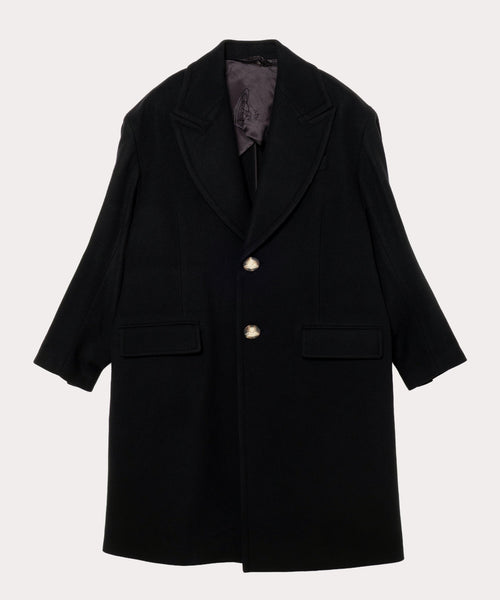 オーバーサイズ コート(ブラック)（メンズ）（2612652003）｜ウェア