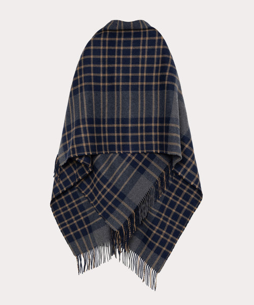 フリンジフリップ ケープ(ブルー系)（メンズ）（2612652006）｜ウェア
