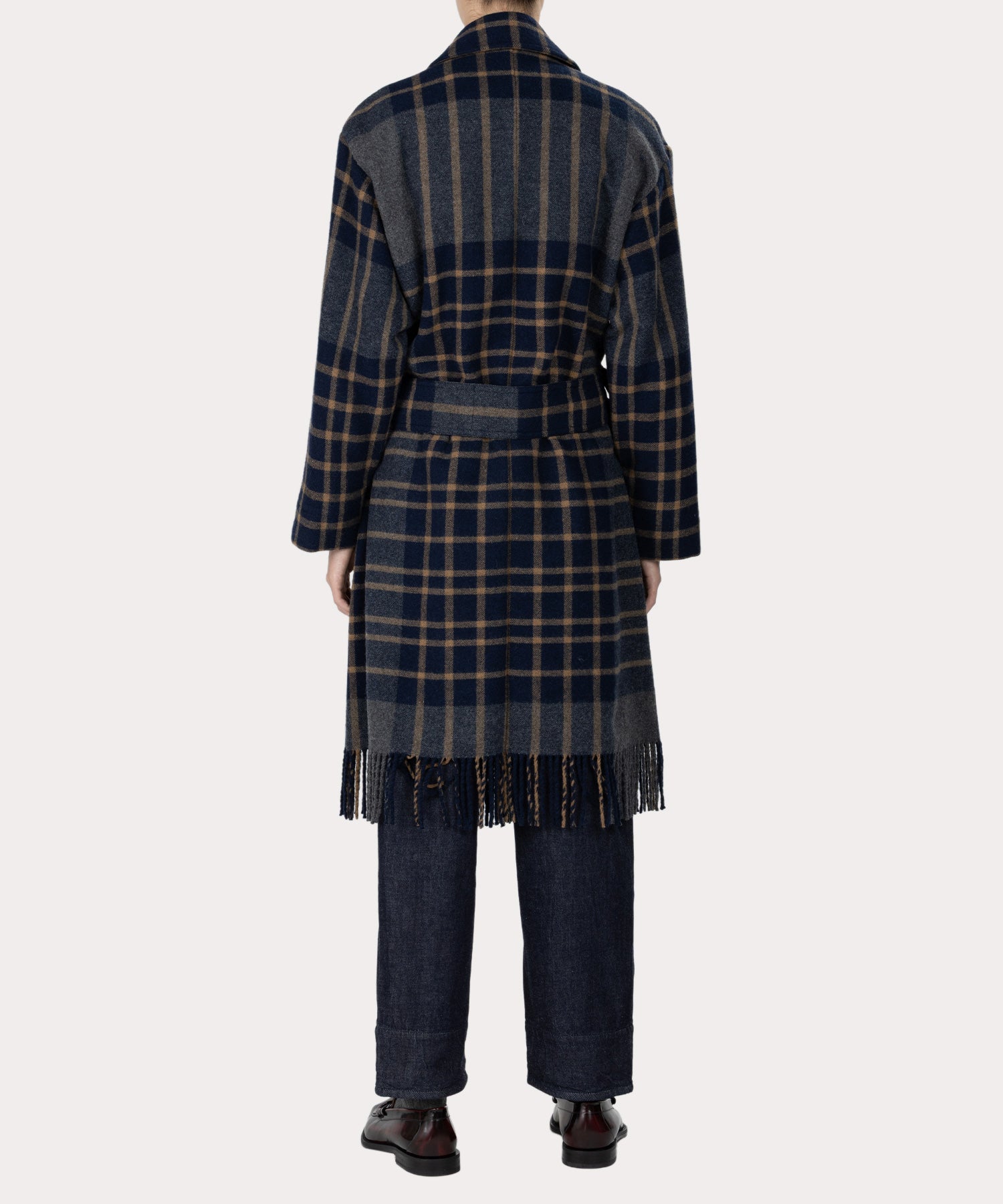 フリンジフリップ コート(ブルー系)（メンズ）（2612652007）｜ウェア