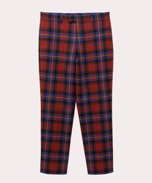 【未使用】Vivienne Westwood - タータンチェック トラウザーズ TARTAN CHECK クラシックトラウザー(ブルー系)（メンズ