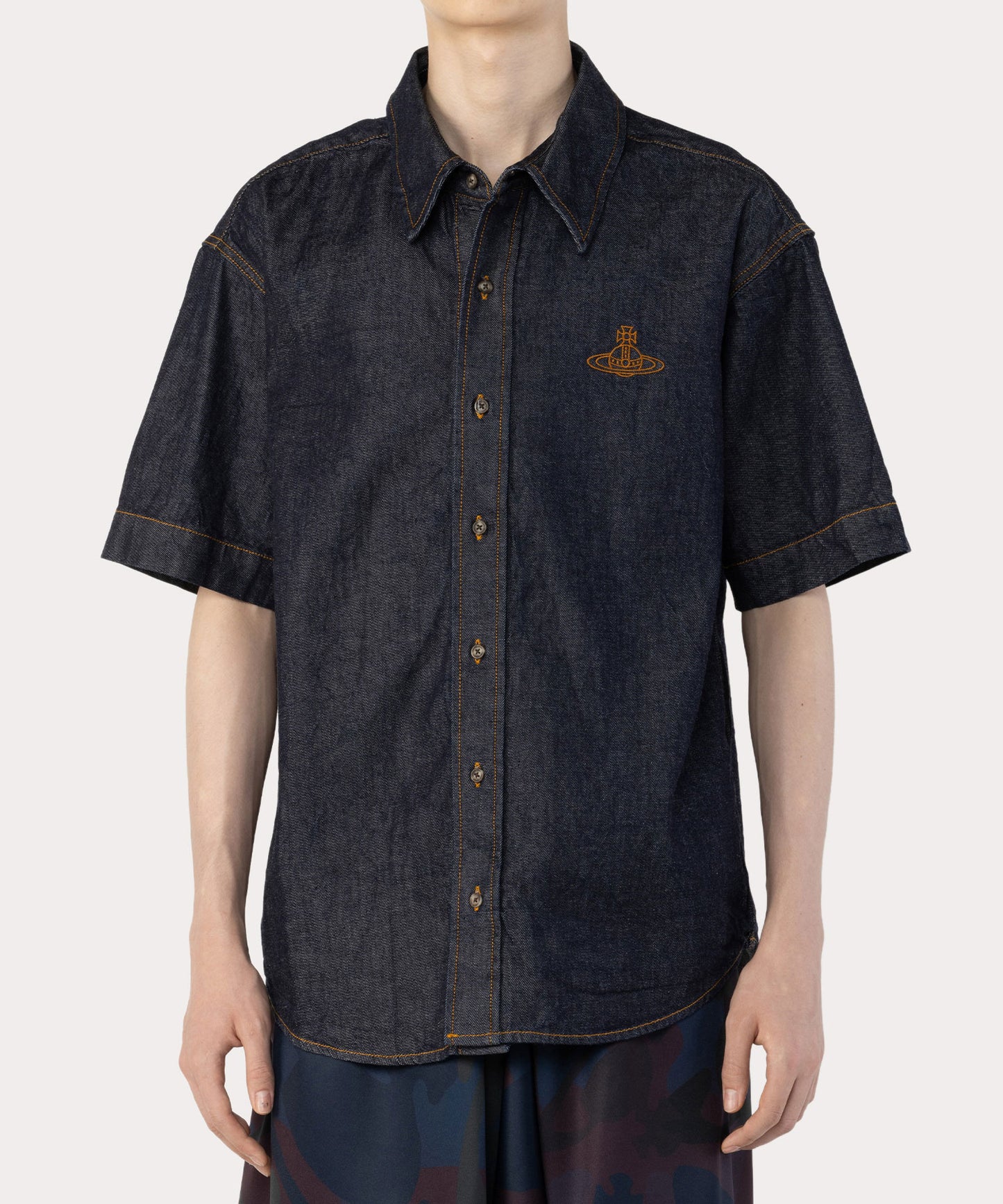 DENIM リラックス半袖シャツ