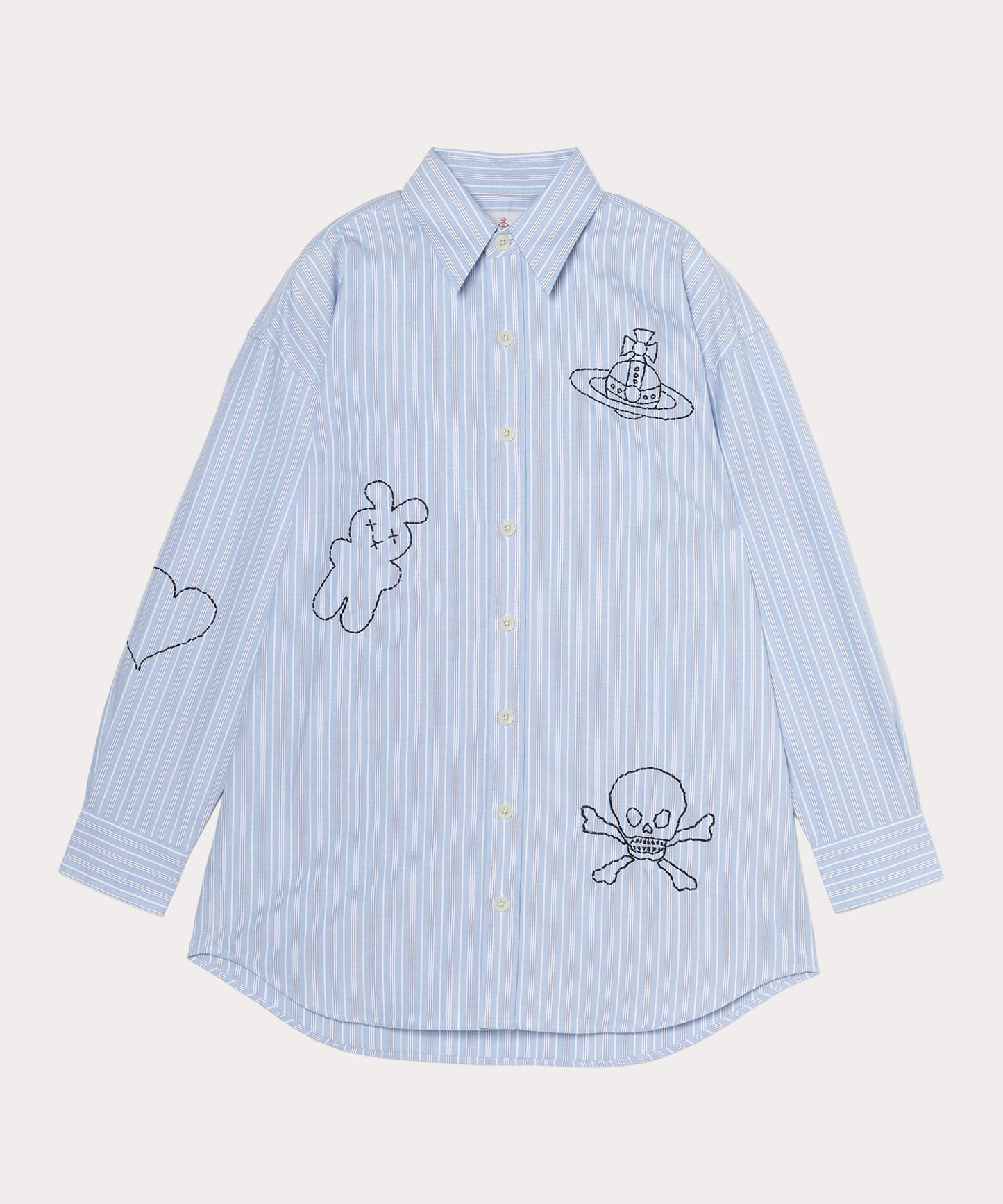 LOGOS EMBROIDERY BIG クラシックシャツ