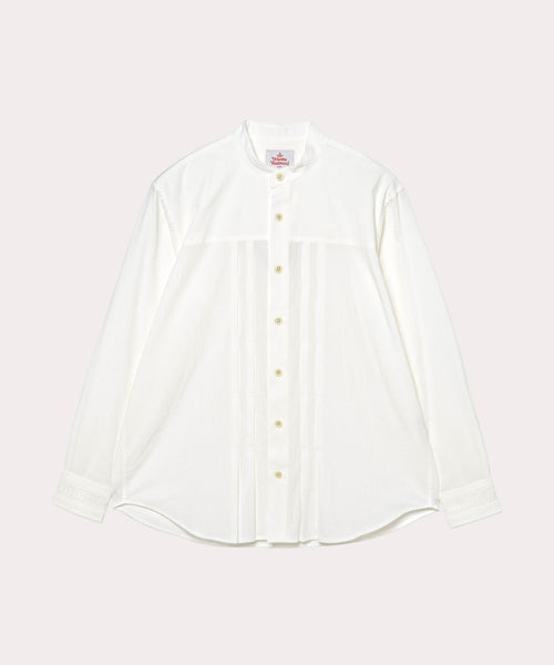 Vivienne Westwood 48 バンドカラーシャツ　ホワイト Vivienne Westwood 48 バンドカラーシャツ ホワイト - メルカリ