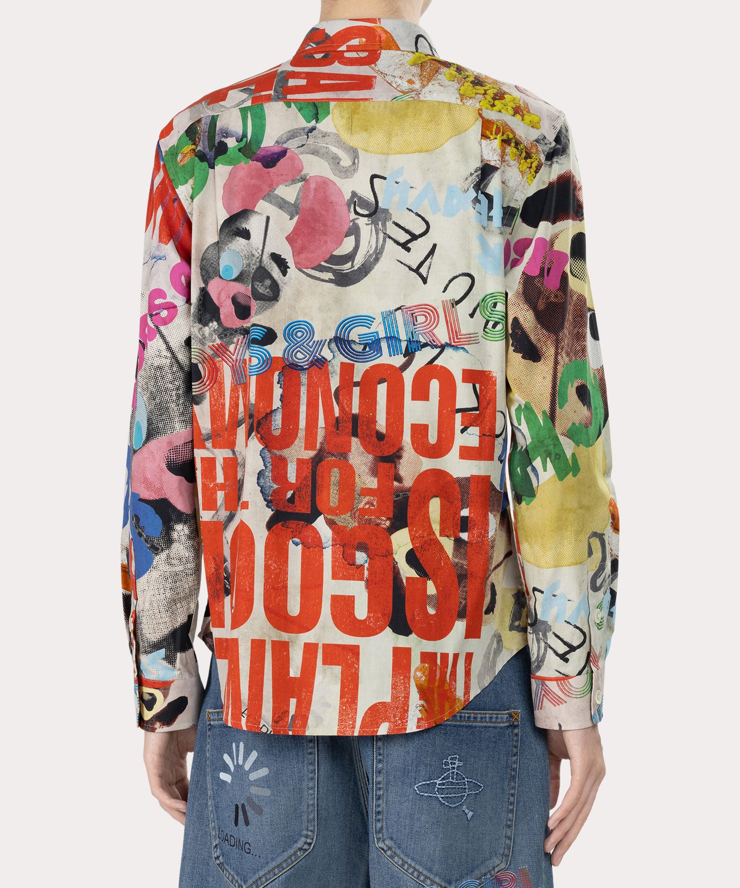 THE BIG ONE クラシックシャツ(グレー)（メンズ）（2612852016