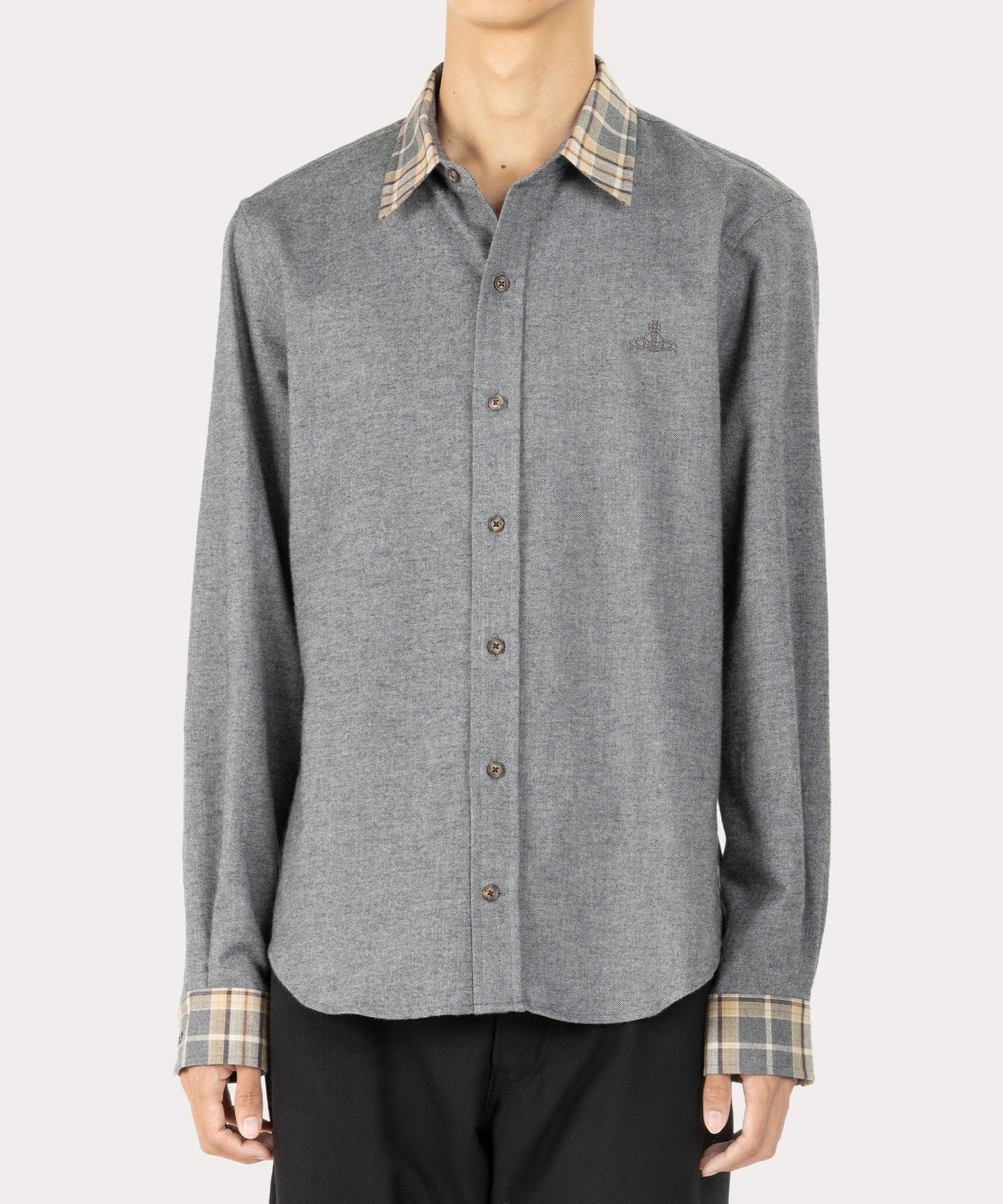 DETAILED CHECK FLANNEL シャツ