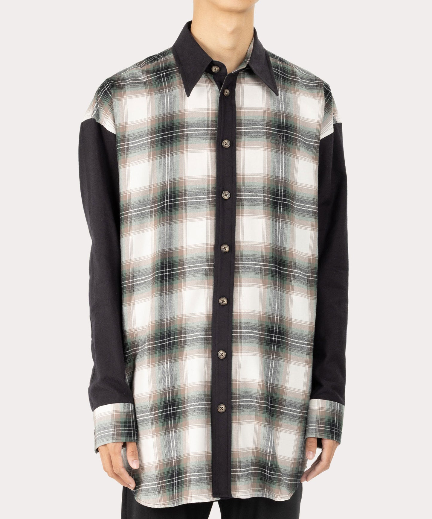 DETAILED CHECK FLANNEL シームポケット ビッグクラシックシャツ