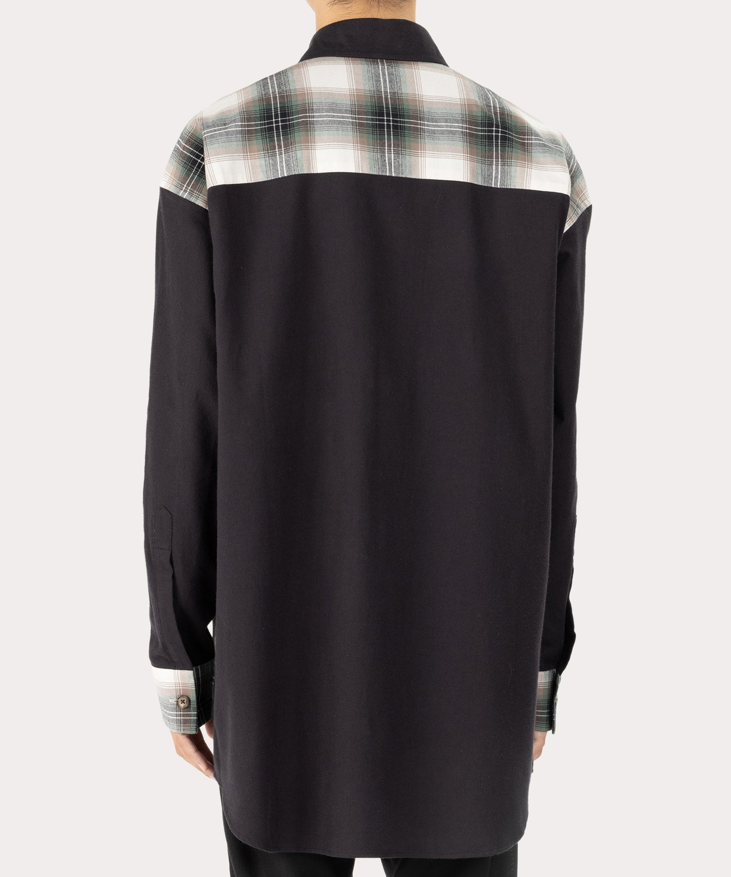 DETAILED CHECK FLANNEL シームポケット ビッグクラシックシャツ