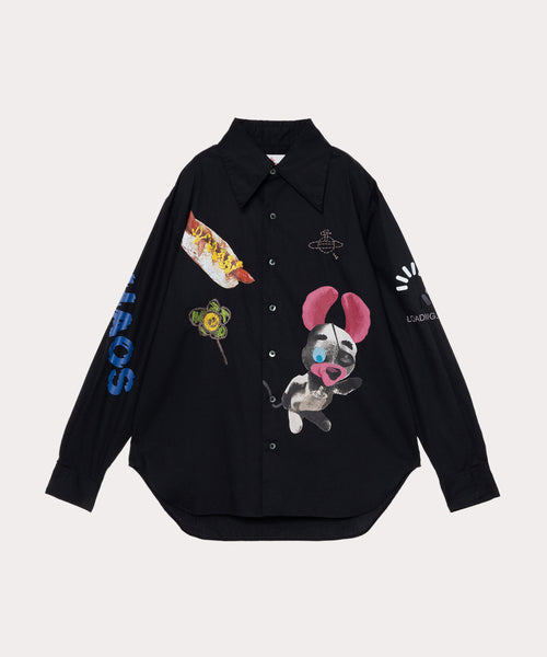 THE BIG ONE ノーマルシャツ(ブラック)（メンズ）（2612852023