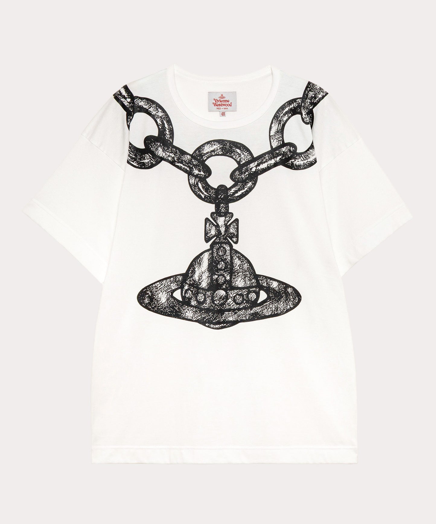 CHAIN COLLAR スクエアTシャツ