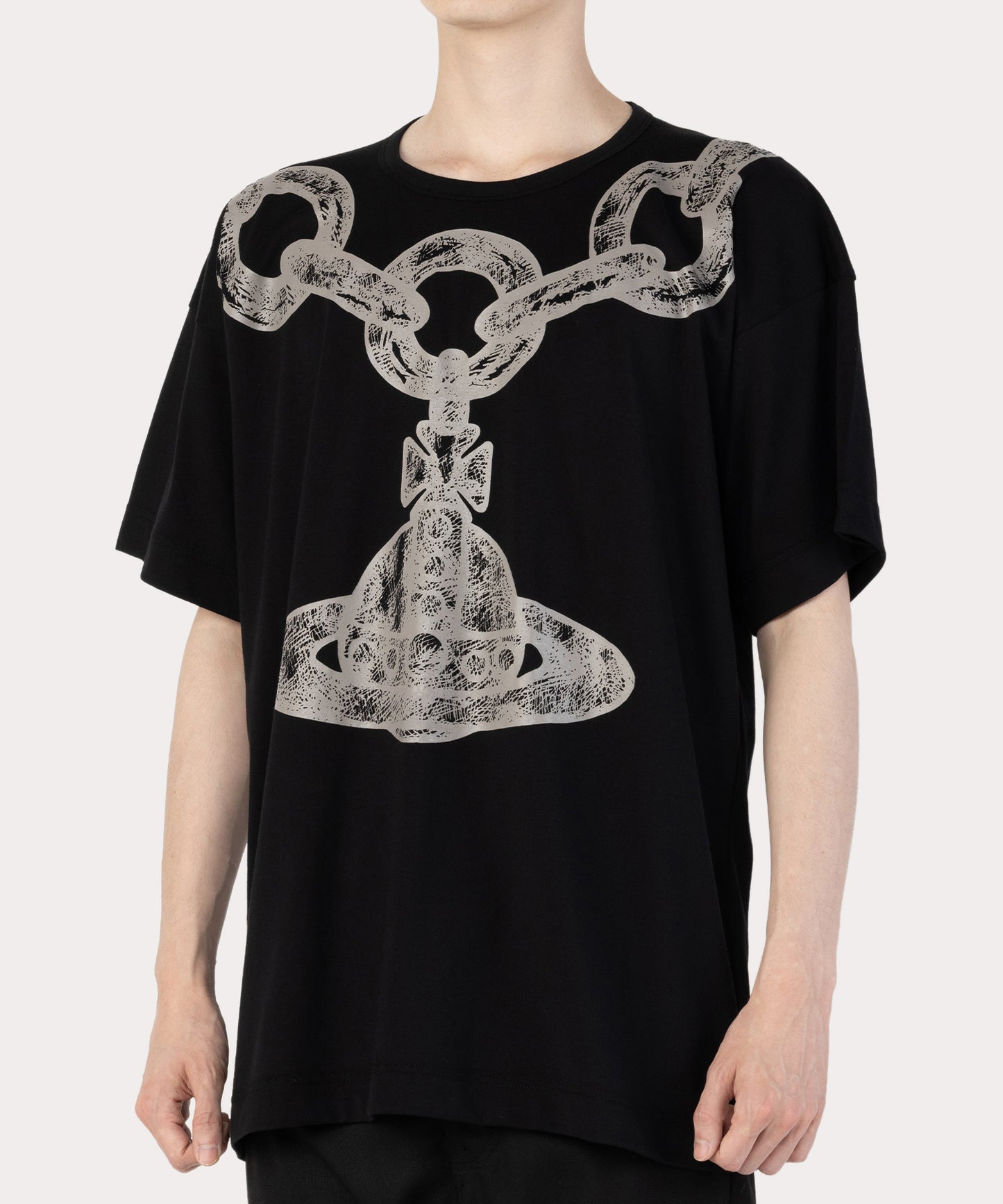 CHAIN COLLAR スクエアTシャツ