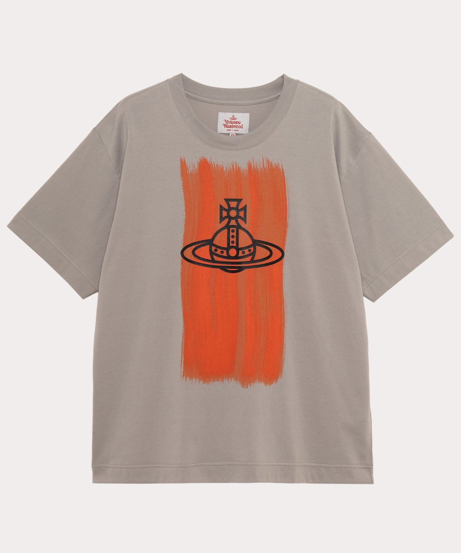 BRUSH STROKE ORB NEW リラックスTシャツ(グレー)（メンズ