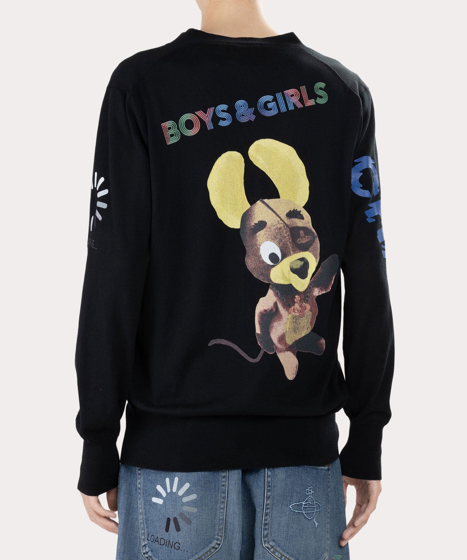 THE BIG ONE スウェットシャツ(ブラック)（メンズ）（2622352007